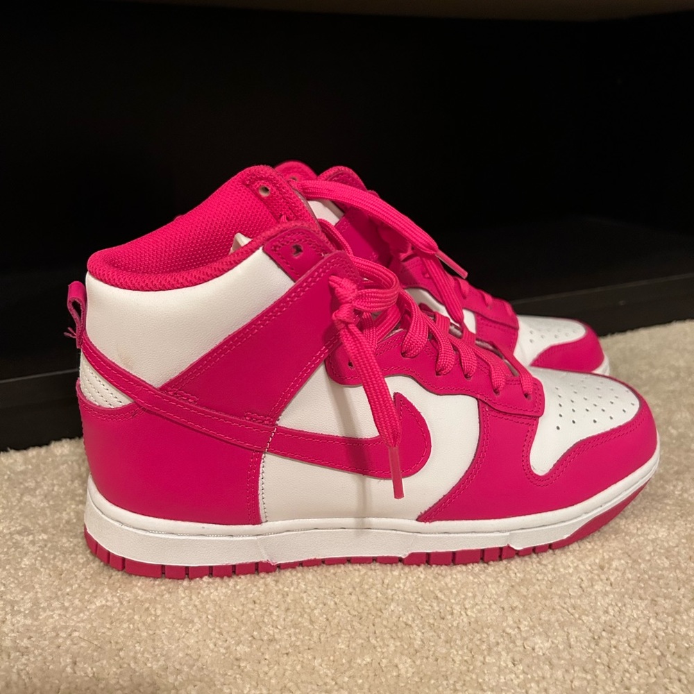 High top Nike Pink Dunks!